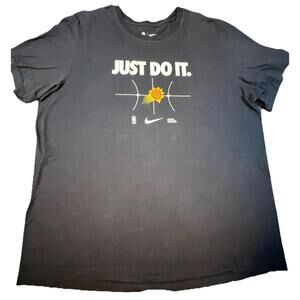 Men’s Nike Just Do It Basketball NBA Black Graphic T-Shirt XL
